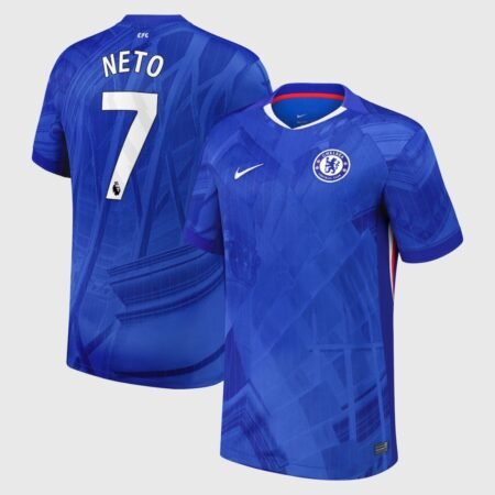 Camisa Chelsea FC Neto #7 Azul 2025/26 Home Masculina