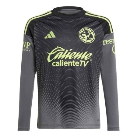 Camisa Club América Preta 2025/26 Goleiro Manga Longa