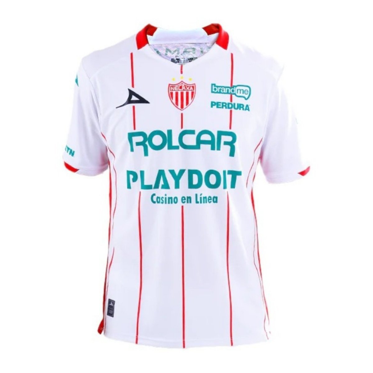 camisa-club-necaxa-branca-2025-26-home-masculina Camisa Club Necaxa Vermelha 2025/26 Away II Masculina