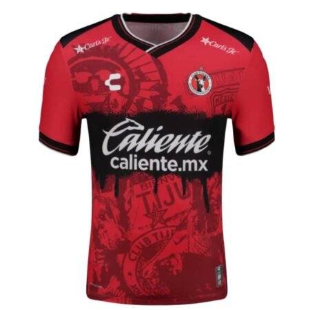 Camisa Club Tijuana Vermelha 2025/26 Home Masculina