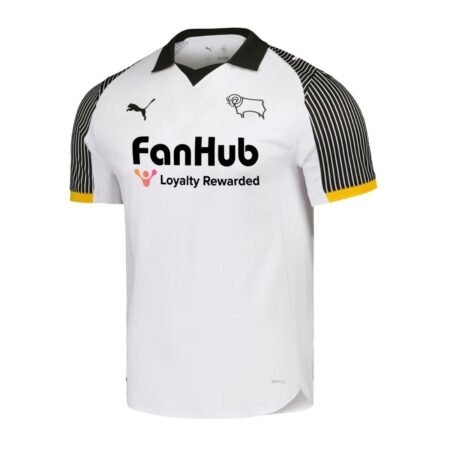 Camisa Derby County Branca 2025/26 Home Masculina