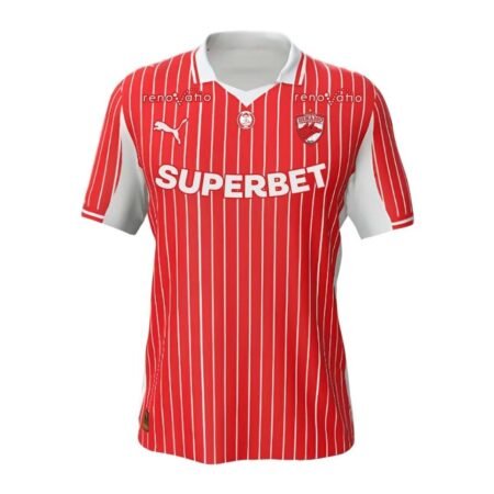 Camisa Dinamo Bucuresti Vermelha 2025/26 Home I Masculina