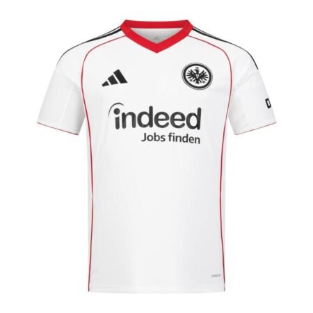 Camisa Eintracht FrankFurt Branca 2025/26 Away Masculina