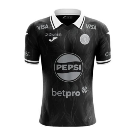 Camisa CD Motagua Preta 2025/26 Away Masculina