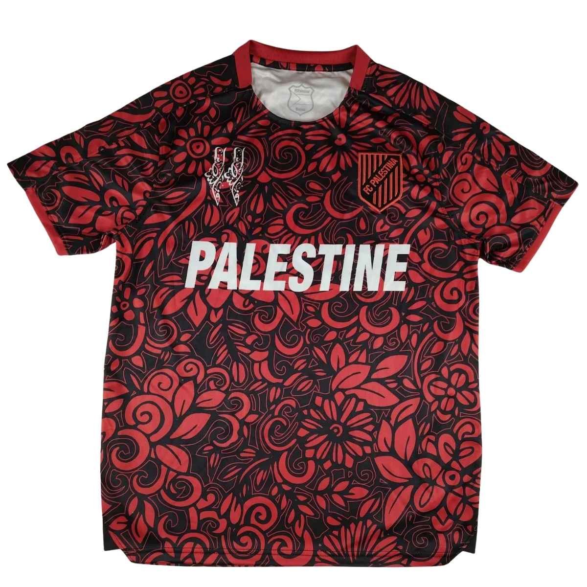 camisa-fc-palestine-vermelha-2025-26-especial-masculina Camisa Palestina Vermelha 2025/26 Especial Masculina