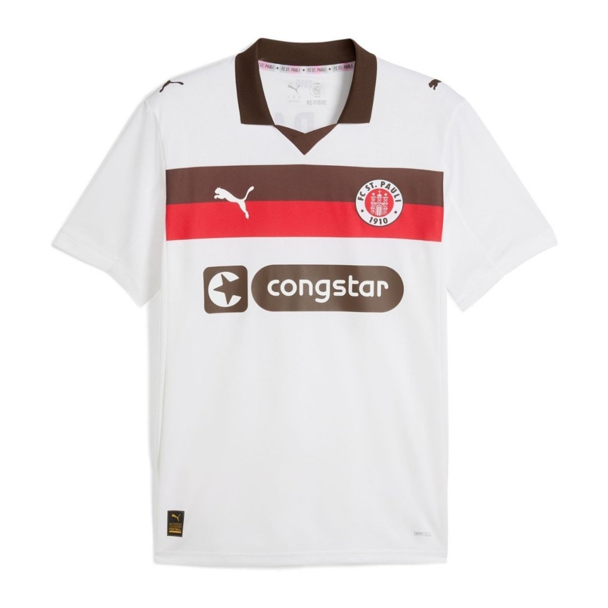 camisa-fc-st-pauli-branca-2025-26-away-masculina Camisa FC ST. Pauli Branca 2025/26 Away Masculina