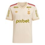 camisa-flamengo-creme-3-2025-26-arrascaeta-todos-os-patrocinios