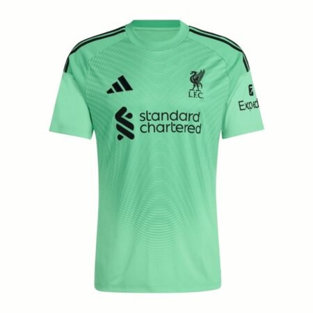 Camisa Liverpool FC Verde 2025/26 Goleiro Masculina