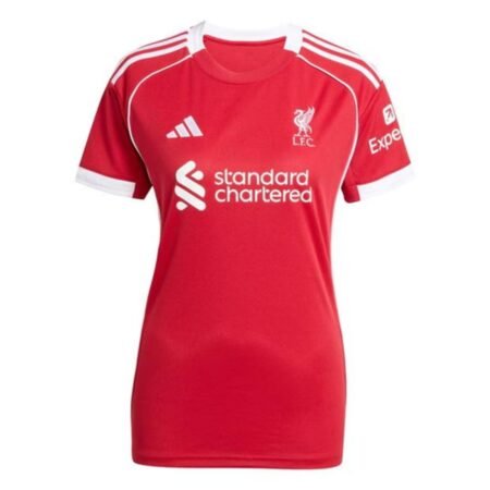 Camisa Liverpool FC Vermelha 2025/26 Home I Feminina