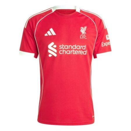 Camisa Liverpool FC Vermelha 2025/26 Home I Masculina