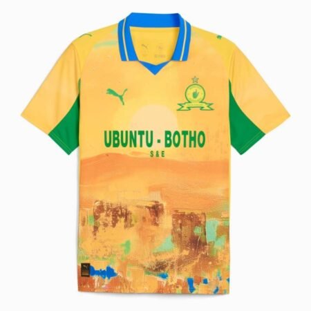 Camisa Mamelodi Sundowns Amarela Mundial 2025/26 Home I Masculina