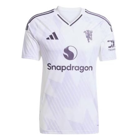 Camisa Manchester United Branca 2025/26 Away II Masculina