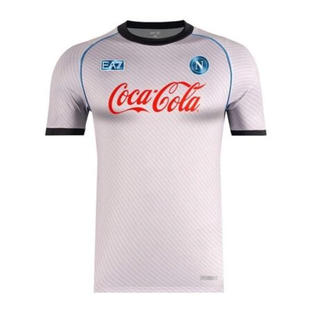 Camisa Napoli Cinza 2025/26 Treino Masculina