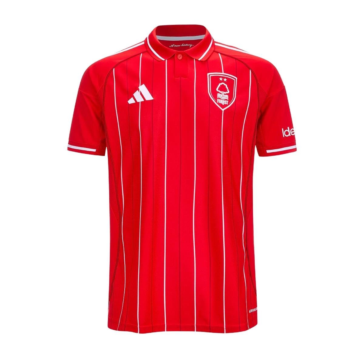 camisa-nottingham-forest-vermelha-2025-26-home-masculina Camisa Nottingham Forest Vermelha 2025/26 Home I Masculina