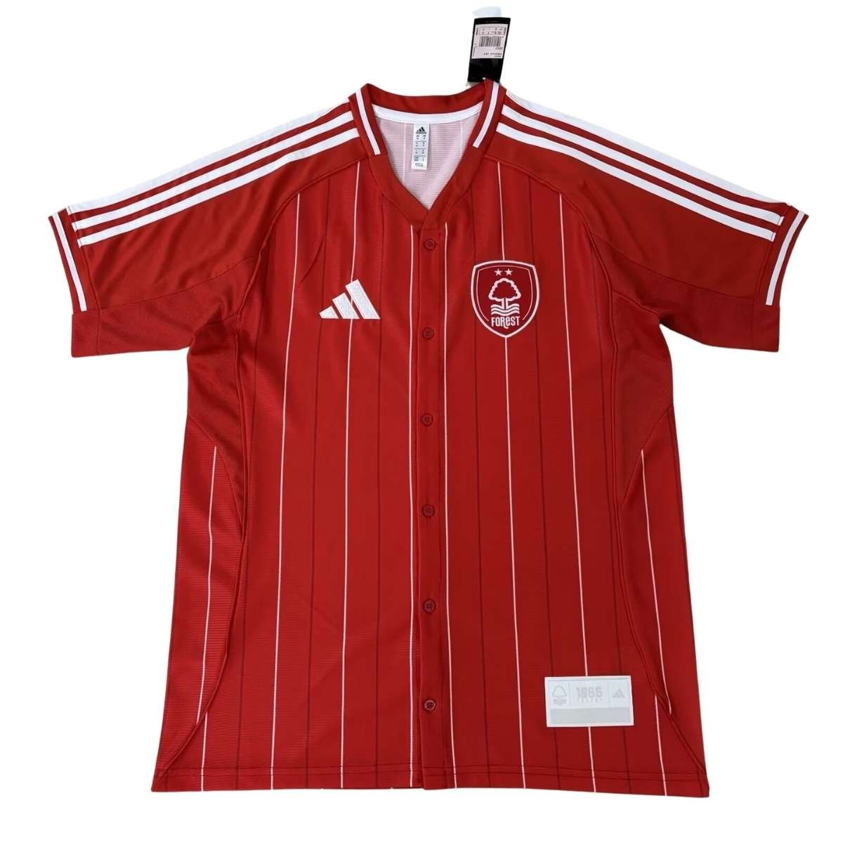 camisa-nottingham-forest-vermelha-basebolo-2025-botoes Camisa Nottingham Forest Vermelha Basebol 2025/26 Botões