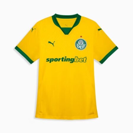 Camisa Palmeiras Amarela 2025/26 Third III Feminina