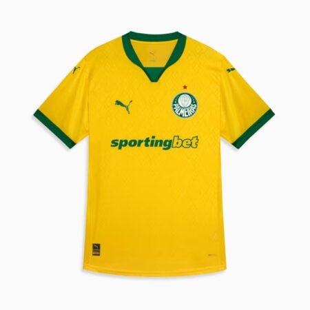 Camisa Palmeiras Amarela 2025/26 Third III Jogador