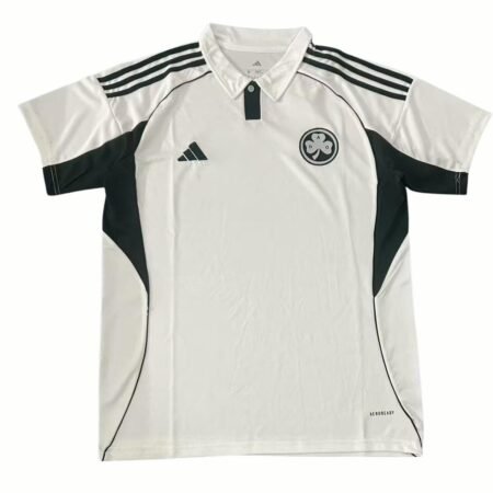 Camisa Panathinaikos Branca Polo 2025/26 Masculina