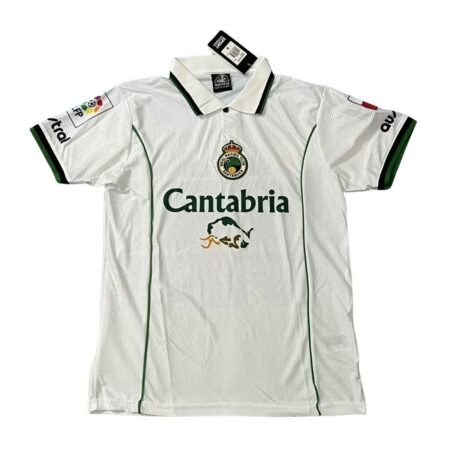 Camisa Racing Santander Branca 1998/99 Home I Masculina