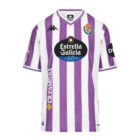 Camisa Real Valladolid Roxo/Branca 2025/26 Home Masculina
