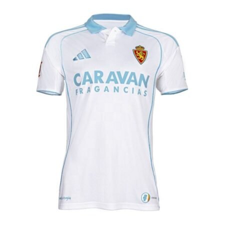 Camisa Real Zaragoza Branca 2025/26 Home I Masculina