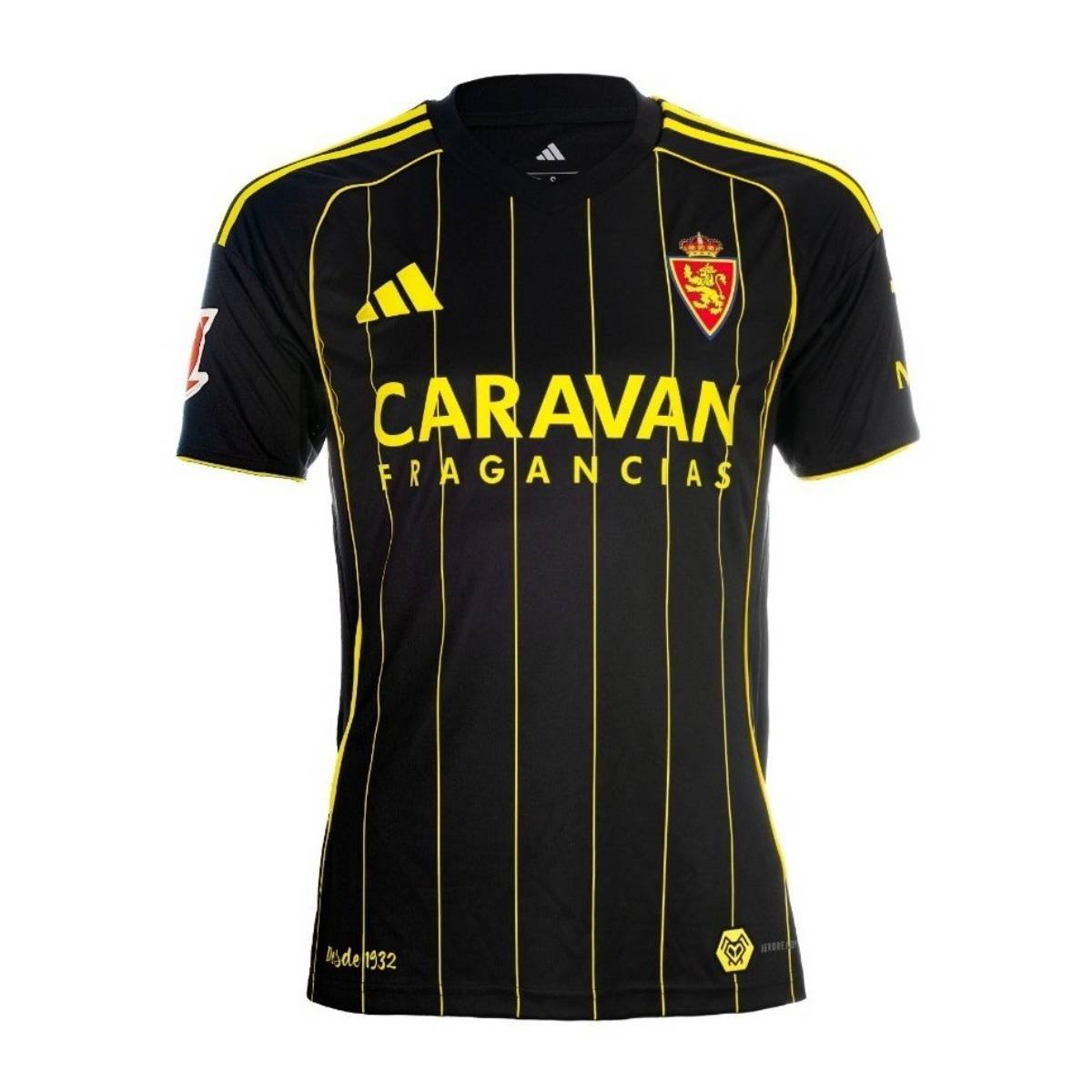 camisa-real-zaragoza-preta-2025-26-away-masculina Camisa Real Zaragoza Preta 2025/26 Away Masculina