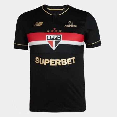 Camisa São Paulo Preta 2025/26 Terceira III Masculina