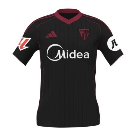 Camisa Sevilla FC Preta 2025/26 Third III Masculina
