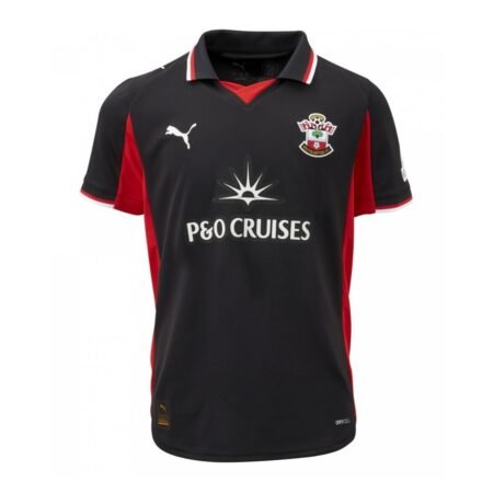 Camisa Southampton FC Preta 2025/26 Away Masculina