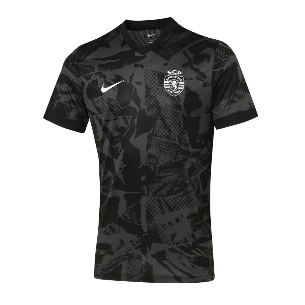 camisa-sporting-cp-preta-2025-26-aquecimento-masculina Camisa Sporting CP Preta 2025/26 Aquecimento Masculina
