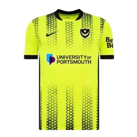 Camisa Portsmouth FC Verde Branca 2025/26 Third Masculina