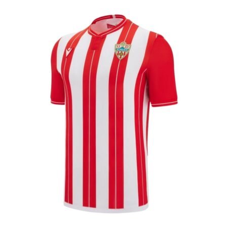 Camisa UD Almería Vermelha 2025/26 Home Masculina