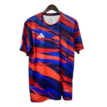 Camisa Universidad do Chile Azul/Vermelha 2025/26 Treino Masculina