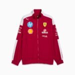 jaqueta-Scuderia Ferrari-oversized-vermelha-2025-26