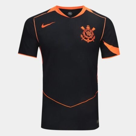 Camisa Corinthians Total 90 Preta 2025/26 III Jogador