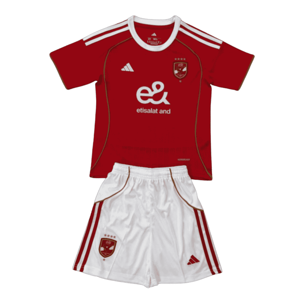 Kit-infantil-Al-Ahli-Vermelho-25-26-Home-Unissex Kit Infantil Al-Ahly Vermelho 2025/26 Home Unissex