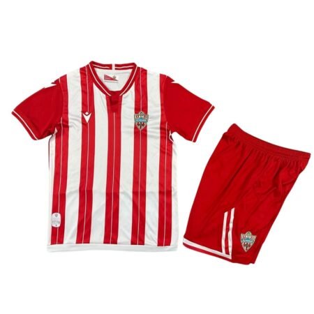 Kit Infantil UD Almería Vermelho 2025/26 Home Unissex