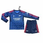 Kit-infantil-Arsenal-azul-25-26-away-manga-longa