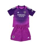 Kit-infantil-Arsenal-roxo-25-26-goleiro-unissex