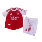 Kit-infantil-Arsenal-vermelho-25-26-home-jogador-unissex