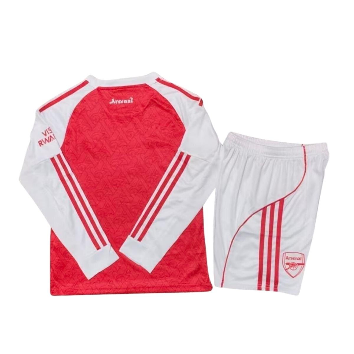 Kit-infantil-Arsenal-vermelho-25-26-home-manga-longa (1) Kit Infantil Arsenal Vermelho 2025/26 Home Manga Longa
