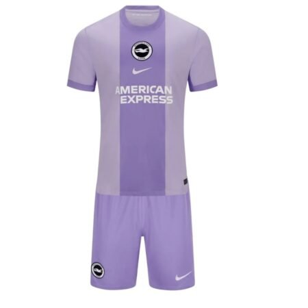 Kit Infantil Brighton Roxo 2025/26 Home Unissex