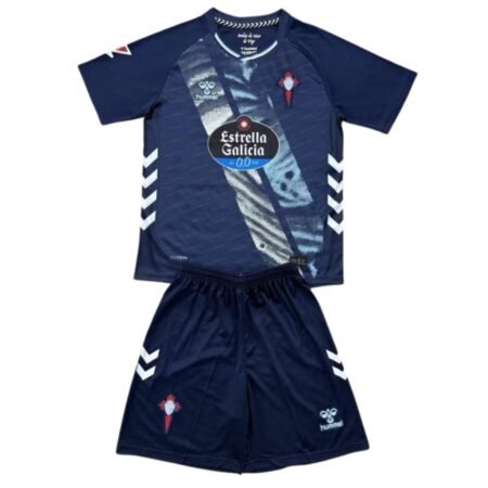 Kit Infantil Celta de Vigo Azul Escuro 2025/26 Away Unissex