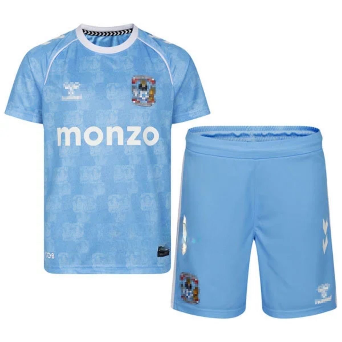 Kit-infantil-Conventry-City-Azul-25-26-Home-Masculina Kit Infantil Coventry City Azul 2025/26 Home Unissex