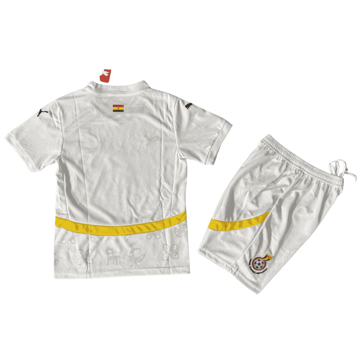 Kit-infantil-Ghana-Branco-25-26-Home-Unissex (1) Kit Infantil Seleção de Gana Branco 2025/26 Home Unissex