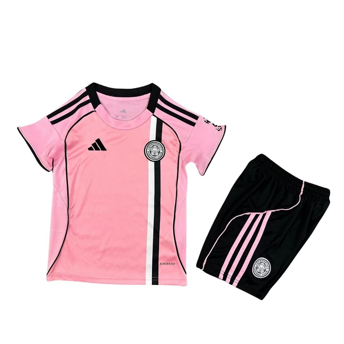Kit-infantil-Leicester-City-Rosa-25-26-Third-Away-Masculina (1) Kit Infantil Leicester City Rosa 2025/26 Third Unissex