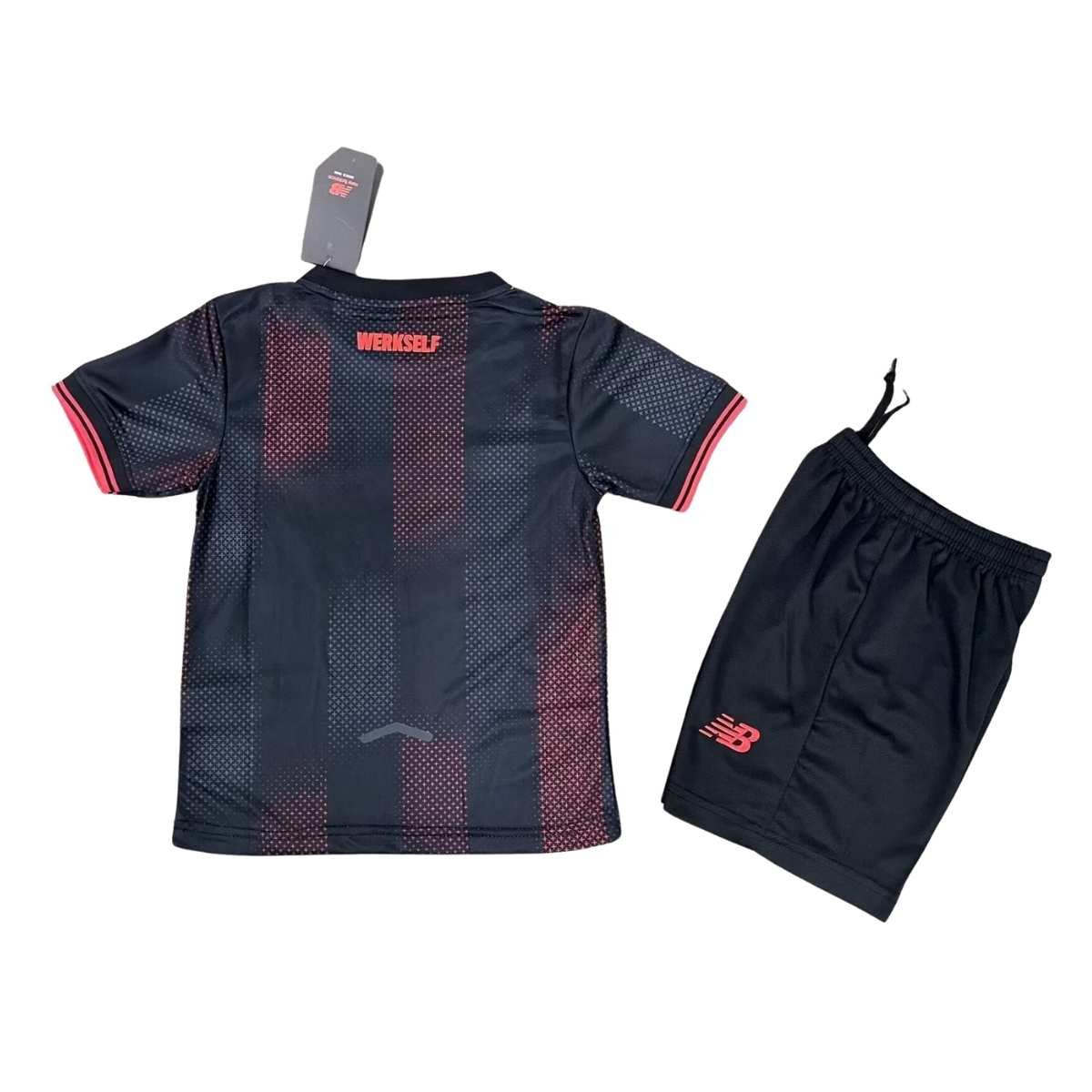 Kit-infantil-Leverkusen-Preto-25-26-Home-Unissex (2) Kit Infantil Bayer Leverkusen Preta 2025/26 Home Unissex