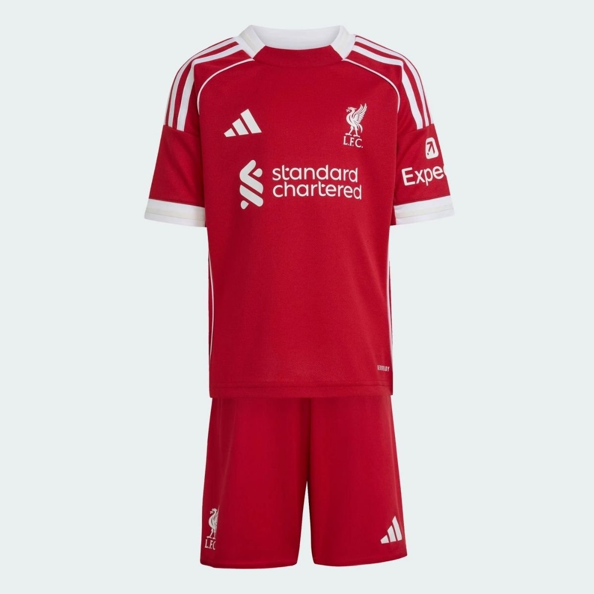 Kit-infantil-Liverpool-Vermelha-2025-26-Home-Unissex Kit Infantil Liverpool Vermelha 2025/26 Home Unissex