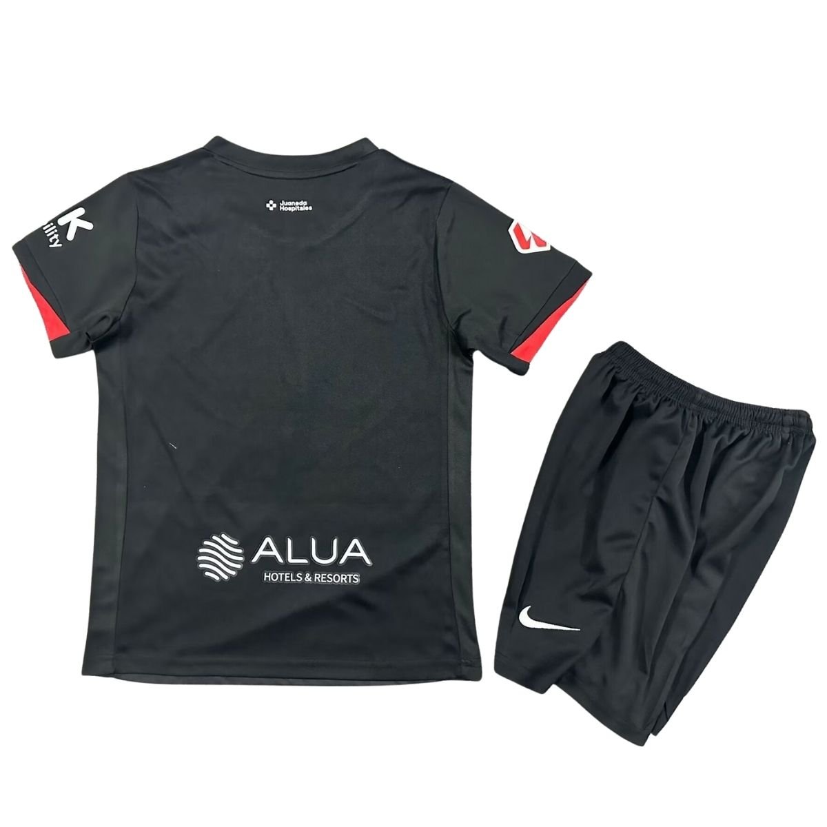 Kit-infantil-Mallorca-Preto-e-Vermelho-25-26-Away-Unissex (2) Kit Infantil Mallorca Preto 2025/26 Away Unissex