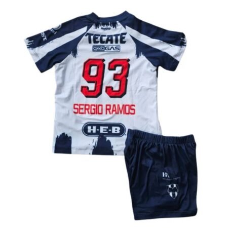 Kit Infantil Monterrey Azul Sergio Ramos #93 2025/26 Home